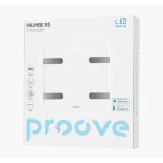 Proove Numbers Smart Body Scale with Bluetooth and Body Analysis (White)